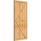 Ekena Millwork Framed Board-n-Batten Shutters w/Z-Bar, Rough Sawn Western Red Cedar, 26 7/8W x 57H, PR RBF06Z26X057RWR - alternate 2